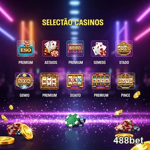 Imagem de jogos de cassino e apostas do 488bet, plataforma confiável para jogar e apostar online.